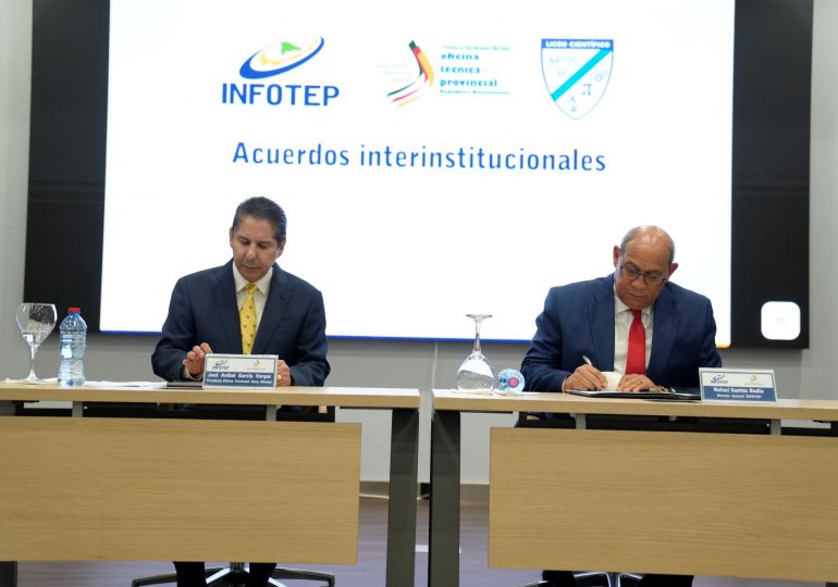 INFOTEP impulsará capacitación para la industria 4.0 junto a la Oficina Técnica Provincial de Hermanas Mirabal