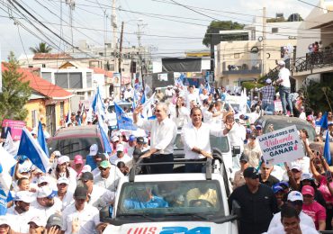 Abinader moviliza seguidores en Dajabón y Mao en apoyo a candidatos municipales
