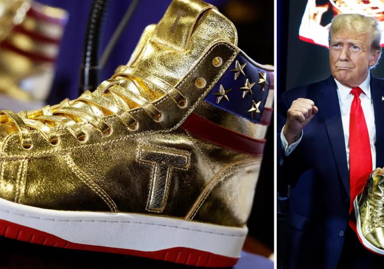 Estas son las exclusivas zapatillas deportivas 'Never Surrender' de Donald Trump