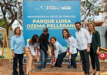 Alcaldía del DN, Grupo Mallén y Supermercados Nacional inician remozamiento del Parque Luisa Ozema Pellerano