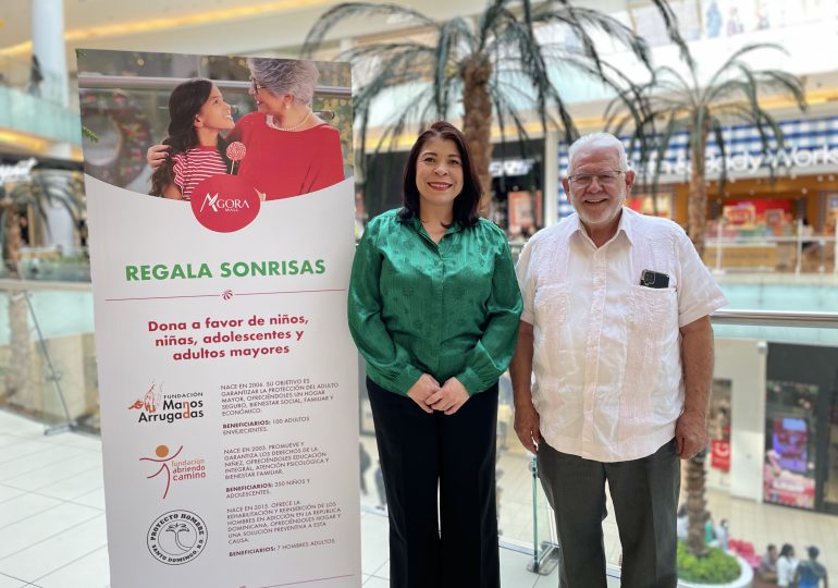 Ágora Mall impactó a 460 beneficiarios de tres fundaciones dominicanas con "Regala Sonrisas"