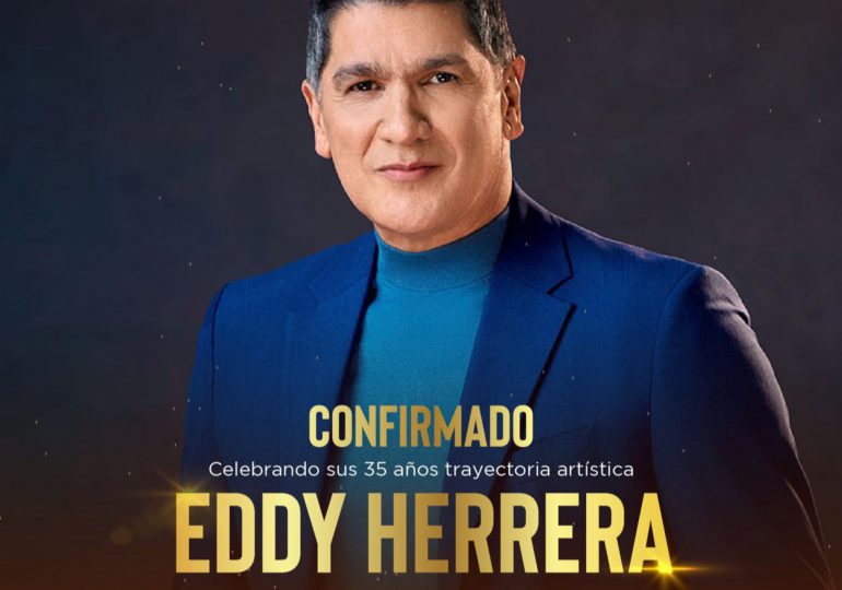 Eddy Herrera celebrará sus 35 años en la música en Premios Soberano 2024