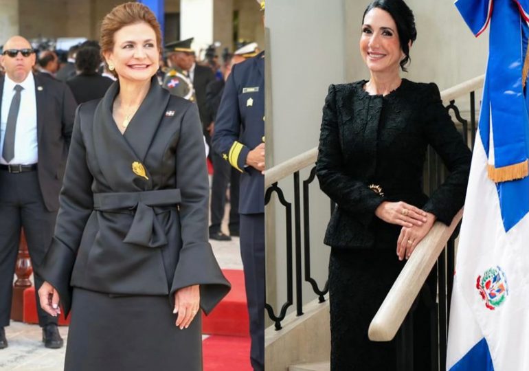 Moda y estilismo de Raquel Arbaje y Raquel Peña en la rendición de cuentas