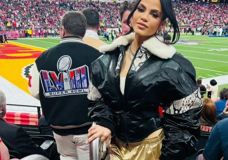 Natti Natasha hace presencia en el Super Bowl y apuesta a los jugadores latinos