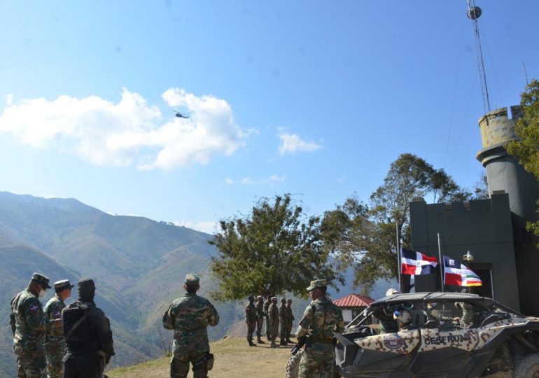 Ministro de Defensa finaliza recorrido asegura frontera RD-Haití está resguardada y en orden