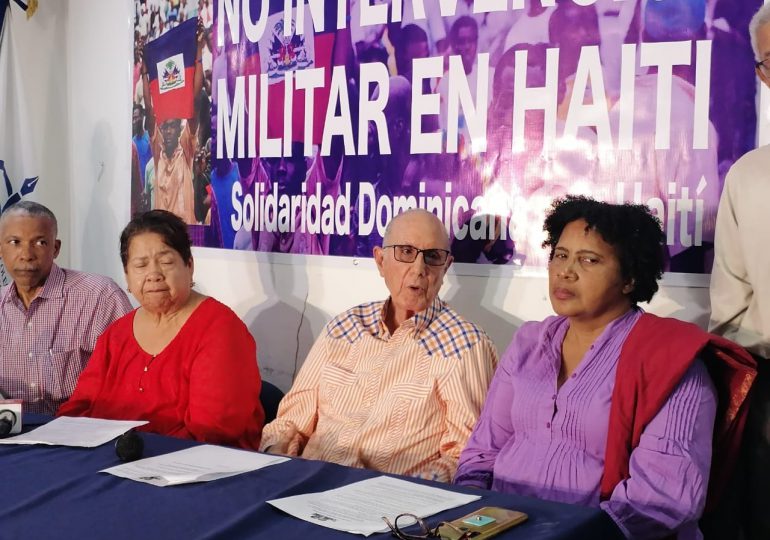 Solidaridad Dominicana con Haití afirma que Haití ha sido víctima de crueldad y saqueo por EEUU