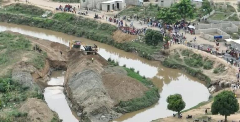 Desvío de agua en Río Masacre preocupa a productores agrícolas de Dajabón