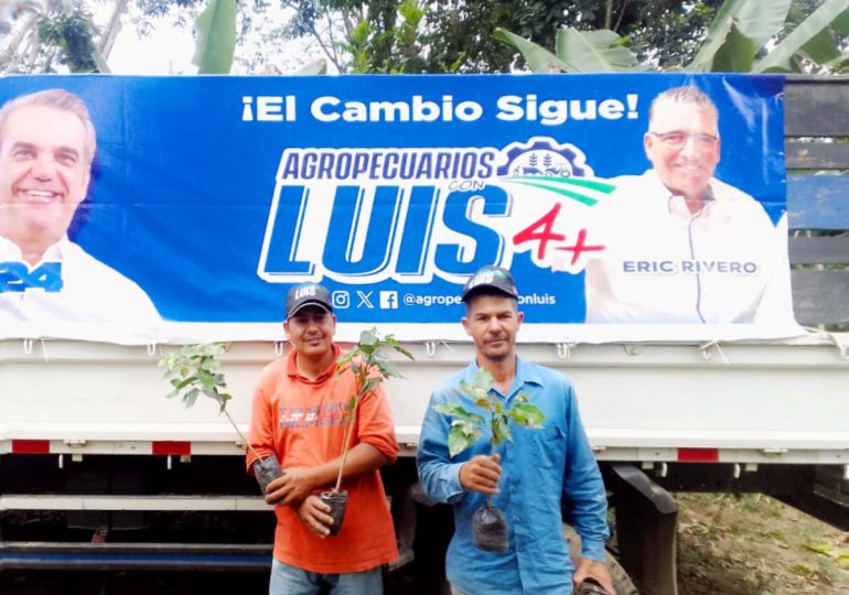 Agropecuarios con Luís realiza donación de 10,000 plantas de café a productores de Mahoma, Rancho Arriba, San José de Ocoa