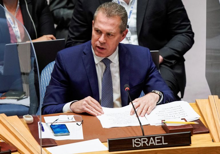 Israel llama a consultas a su embajador en la ONU