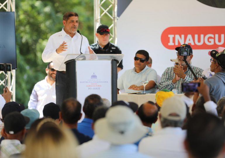 Gobierno inaugura nueva Estación Experimental Arrocera en Proyecto La Cruz de Manzanillo