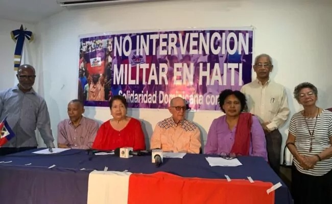 Solidaridad Dominicana con Haití: Exige respeto a la soberanía y el cese de la intervención militar