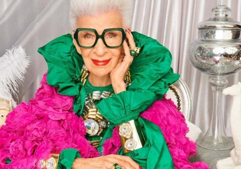 Falleció Iris Apfel, la centenaria ‘influencer’ de moda