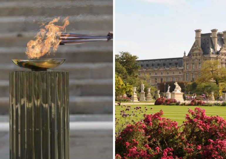 La llama olímpica estará en el Jardín de las Tullerías, cerca del Louvre