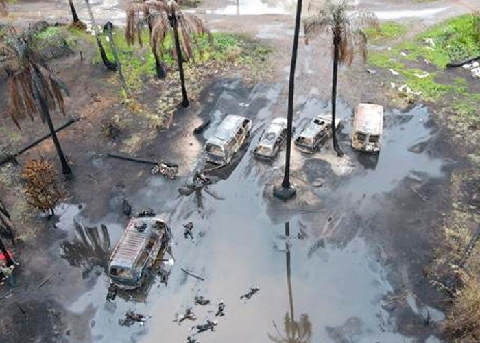 Diez muertos y una veintena de heridos por explosión de una mina terrestre en Nigeria