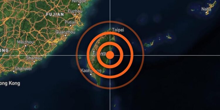 Un sismo de magnitud 5,5 sacude Taiwán