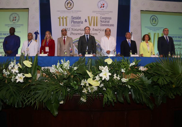 Inauguran en RD Congreso Notarial Internacional; abogan por firma digital sin sustituir la función notarial