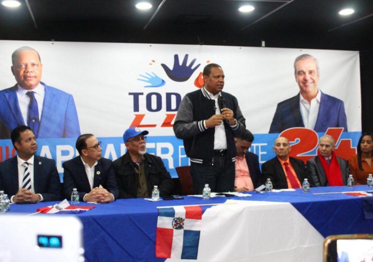 Eddy Alcántara llama a los dominicanos en el exterior votar masivamente por la reelección de Luis Abinader