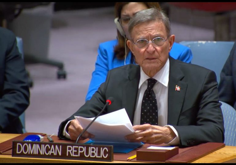 Roberto Álvarez ante el Consejo de Seguridad de la ONU: Solidaridad de RD con Haití no contempla medidas que atenten contra la seguridad del país