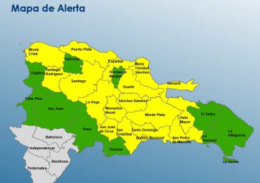 COE aumenta a 28 las provincias en alerta por vaguada