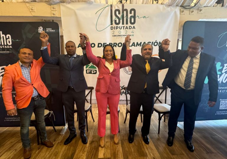 PQDC, PDI y el PRI respaldan candidatura de Isha Cabrera