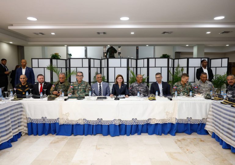 Vicepresidenta Raquel Peña lidera reunión de seguimiento al Plan de Seguridad Ciudadana