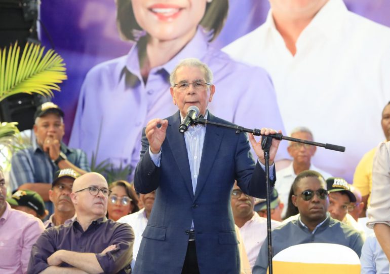 Danilo en Dajabón: "No hay forma de eliminar al PLD en la República Dominicana"