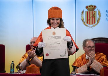 Carolina Mejía es investida como Académica de Honor en la Real Academia Europea de Doctores