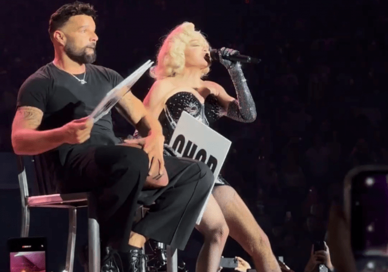 Ricky Martin se suma a una lista de invitados de Madonna a lo largo de su gira The Celebration Tour