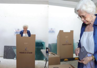 Milagros Ortiz ejerce su voto: “Votar es un privilegio y una responsabilidad que todos debemos ejercer”