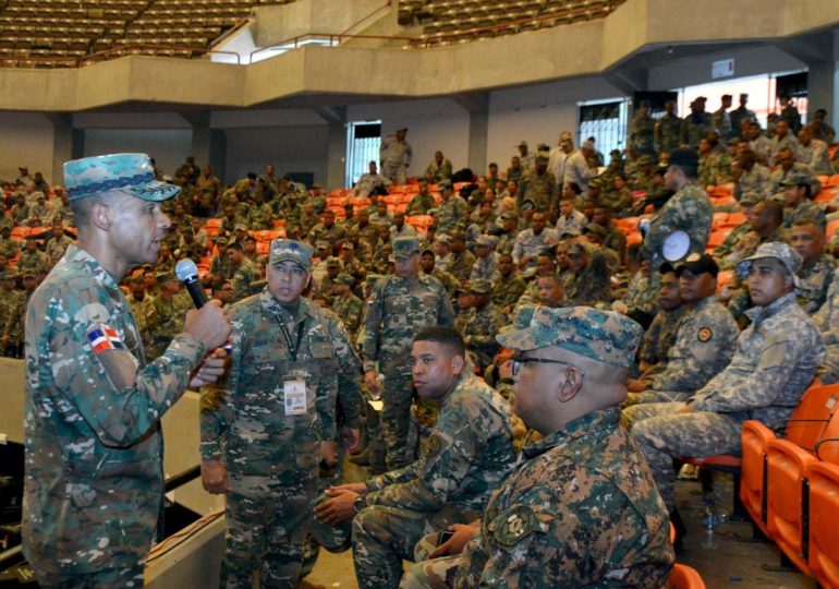 Militares y policías están listos para garantizar la seguridad en los próximos comicios