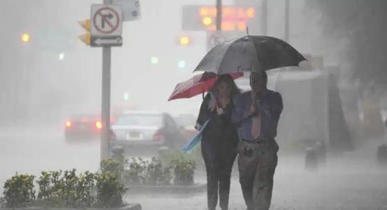 Continuarán las lluvias en las próximas horas; vigentes 22 provincias en alerta y aviso meteorológico