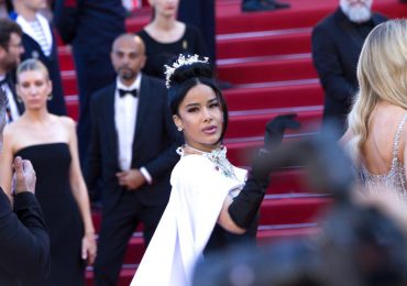 Massiel Taveras desfiló en el Festival de Cannes con diseño “El Cristo” de Gianina Azar