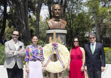 Inauguran en México el Jardín República Dominicana y el Monumento a Juan Pablo Duarte y Díez