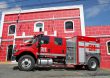 911 entrega al Cuerpo de Bomberos de La Vega segundo camión de última generación