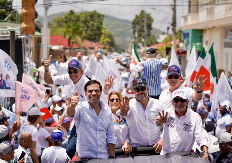 Roberto Ángel cierra junto a candidatos provinciales la campaña en Ocoa