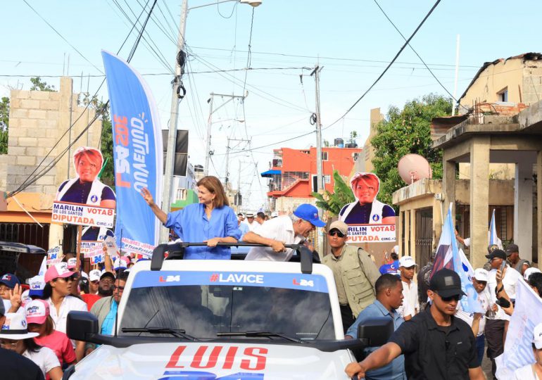 Vicepresidenta Raquel Peña recorre Circunscripción 3 de SDE