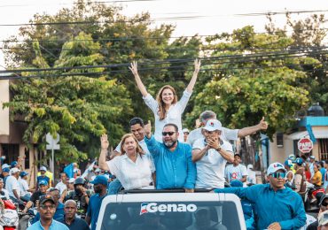 Carolina Mejía cierra campaña del PRM en Bonao y La Vega