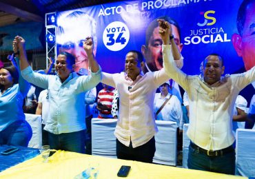 Continua la ola de Justicia Social con proclamación de candidatos en San Juan y Barahona