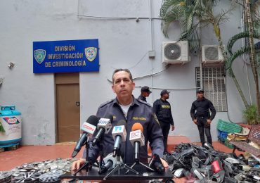 Policía Nacional apresa cinco presuntos antisociales que se dedicaban al robo de accesorios de vehículos