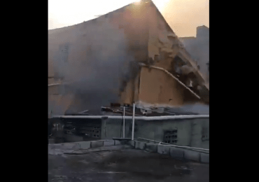 Incendio derrumba centro comercial de Herrera, Santo Domingo Oeste