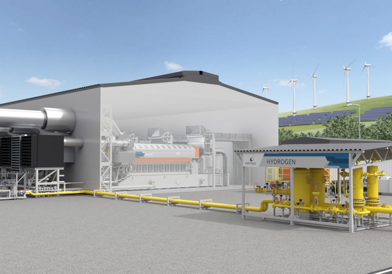 Lanza la primera planta de energía con motor a gran escala del mundo preparada al 100% para hidrógeno