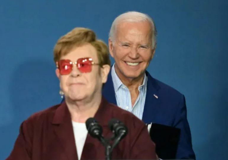 Biden aparece junto a Elton John para celebrar hito de la lucha LGTBQ+