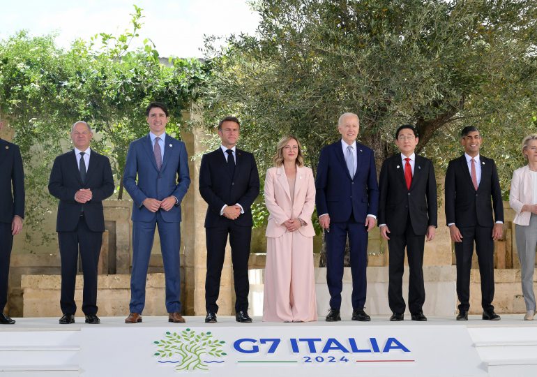 Líderes del G7 alcanzan “acuerdo político” sobre fondos para Ucrania
