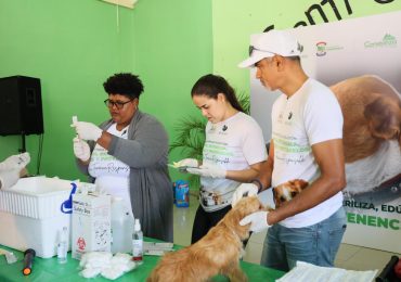 Parque del Prado y Ayuntamiento de Constanza realizan jornada de vacunación de mascotas
