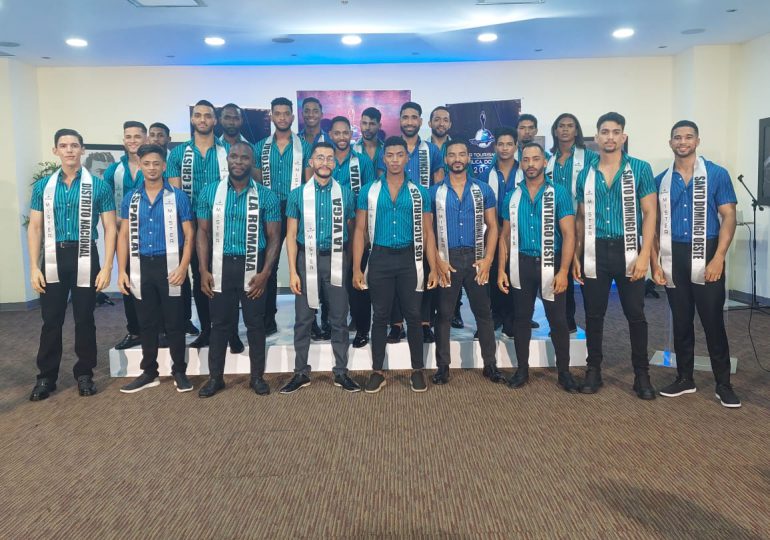 Presentan candidatos para el Mister Tourism World República Dominicana 2024