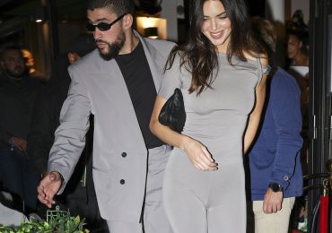 Bad Bunny y Kendall Jenner avivan rumores con salida conjunta del restaurante L’AVENUE en París