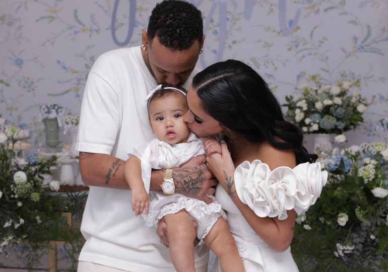 Neymar Jr. y Bruna Biancardi celebraron el bautizo de su hija Mavie por todo lo alto