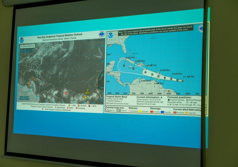 Dío Astacio activa Comité de Emergencia SDE ante amenaza Tormenta Tropical Beryl