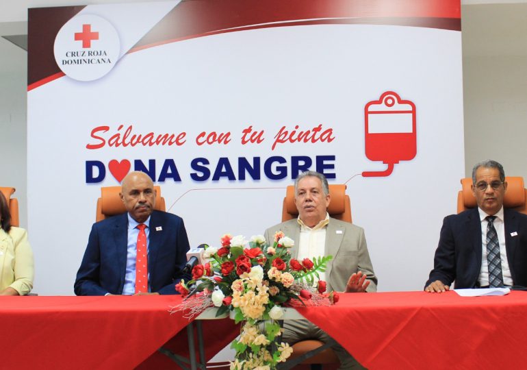 Cruz Roja Dominicana propone mesa de trabajo multisectorial; crearán cultura de donación de sangre