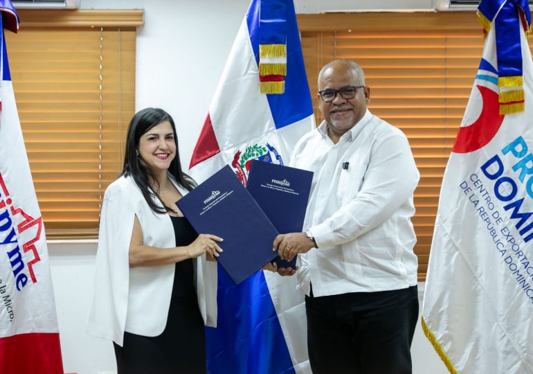 ProDominicana y Promipyme acuerdan impulsar el desarrollo de las MiPymes dominicanas